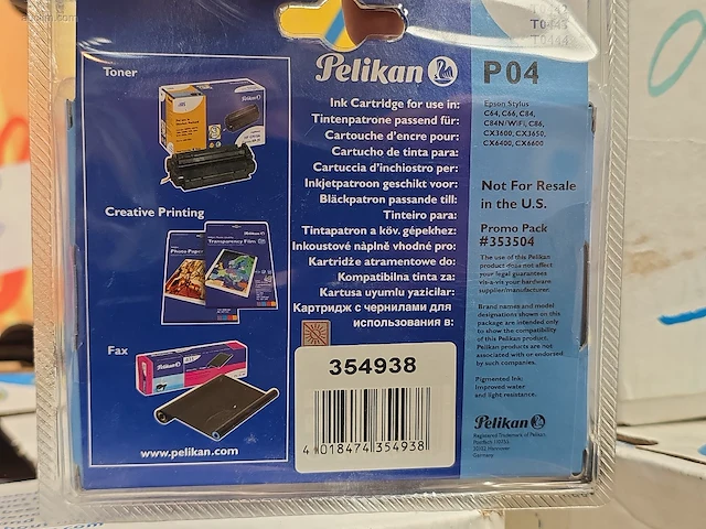 (150x) inktpatronen voor printers pelikan p04 - afbeelding 3 van  4