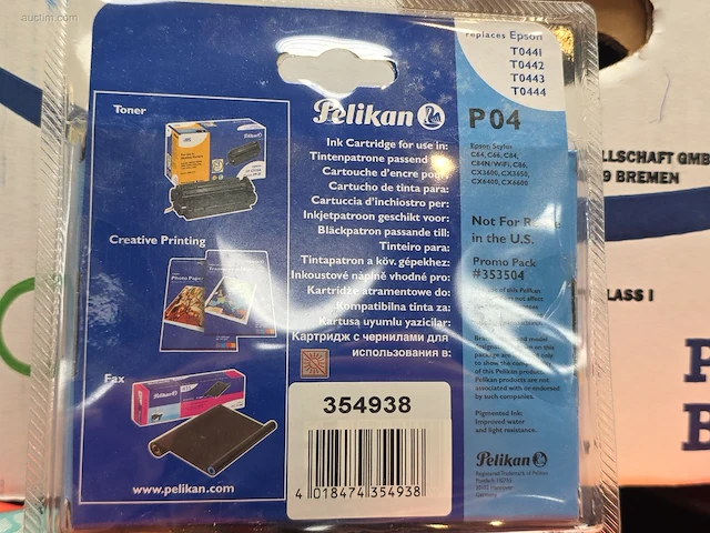 (150x) inktpatronen voor printers pelikan p04 - afbeelding 3 van  4