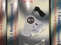 150x radio/stopwatch/torch 3-in-1 saxon - afbeelding 2 van  2