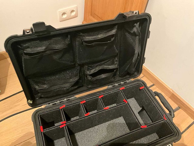1510 peli flightcase (2x) - afbeelding 7 van  8