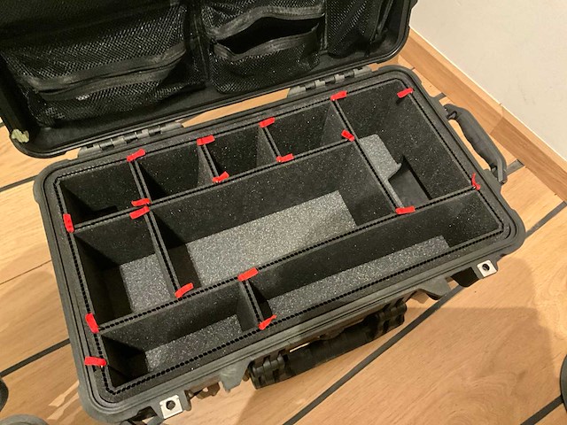 1510 peli flightcase (2x) - afbeelding 8 van  8