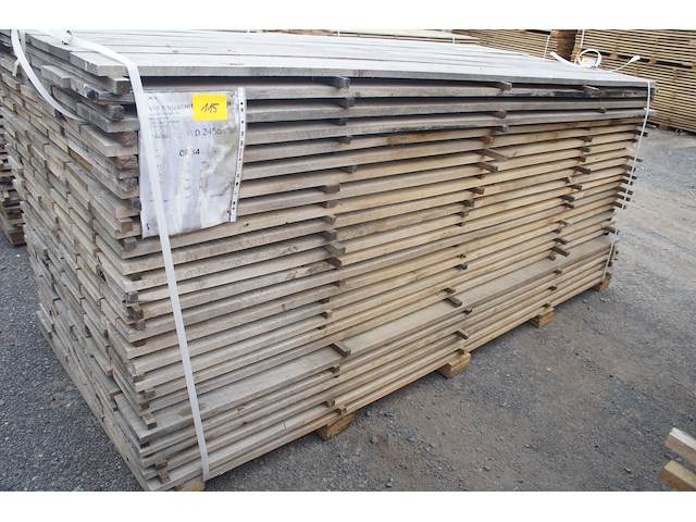 1,52 m³ eiken planken 22mm - afbeelding 1 van  4