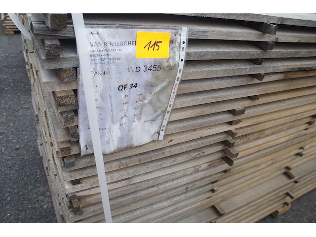 1,52 m³ eiken planken 22mm - afbeelding 2 van  4