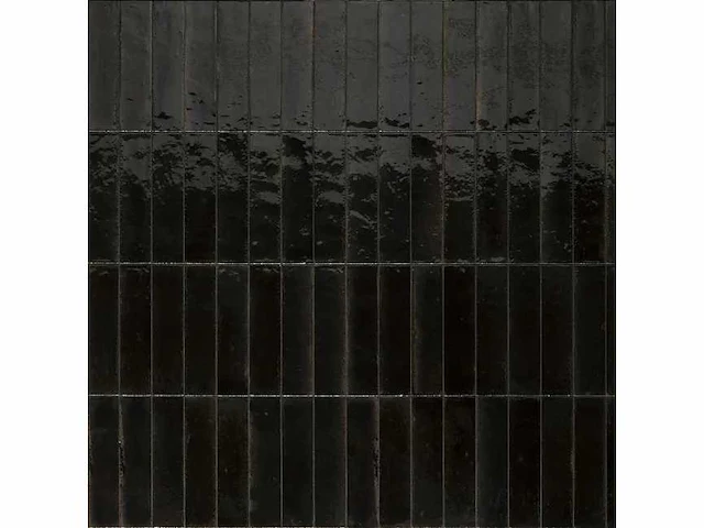 (1,56 m²) pablo zwarte zellige-effect binnenwandtegels w.6 x b.24 cm x dikte .10 mm - afbeelding 5 van  6