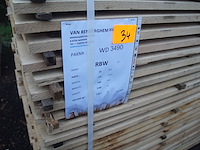 1,57 m³ eiken planken 22mm - afbeelding 2 van  4