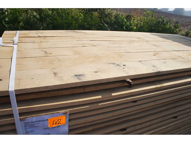 1,57 m³ eiken planken 22mm - afbeelding 3 van  4