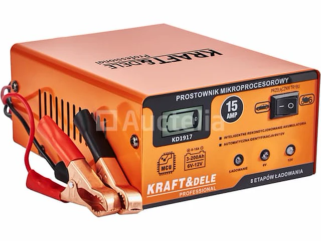 15a 6/12v kraft&dele acculader - afbeelding 1 van  5