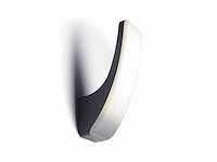 15w led wandlamp gebogen design zand zwart warm wit waterdicht(6x) - afbeelding 2 van  7