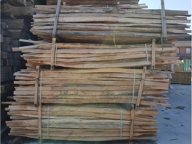 15x acacia gekloven ligger - afbeelding 1 van  2