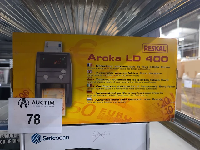 (15x) biljettentesters rescal, safescan,… - afbeelding 2 van  5
