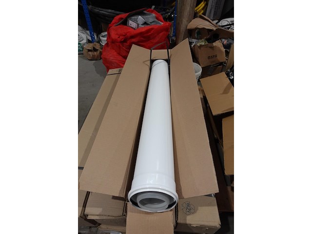 15x concentrische rookgasafvoerbuis + toebehoren - afbeelding 1 van  11