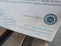 (15x) glazen bouwblokken fidenza transparant - afbeelding 3 van  3