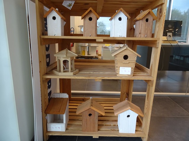 15x houten vogelhuisje - afbeelding 4 van  4