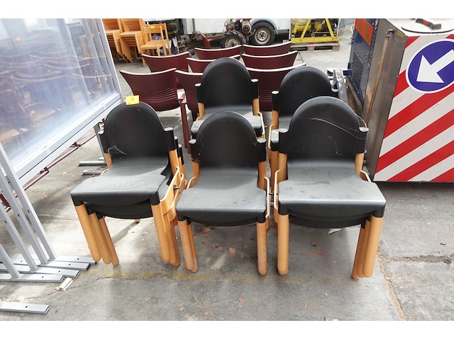 15x kunststof stoel thonet - afbeelding 5 van  6