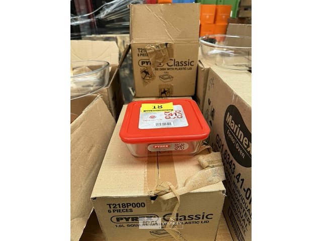15x marinex ovenschotel met deksel afm 15x15 cm - afbeelding 1 van  3