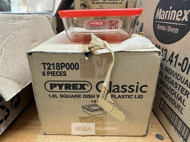 15x marinex ovenschotel met deksel afm 15x15 cm - afbeelding 2 van  3