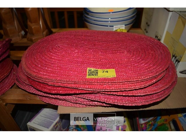 ±15x matjes onderleggers - afbeelding 1 van  2