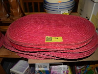 ±15x matjes onderleggers - afbeelding 1 van  2