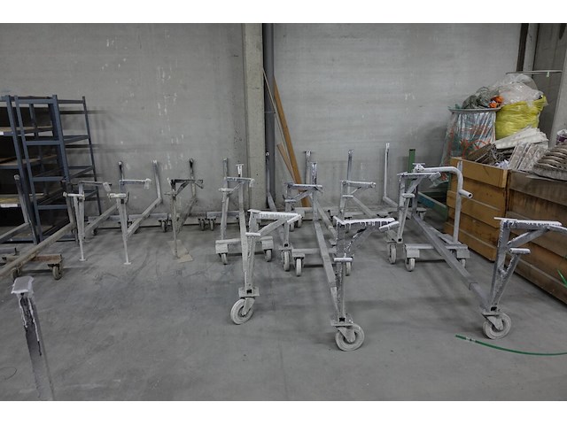 15x metalen verrijdbare kar - afbeelding 6 van  8