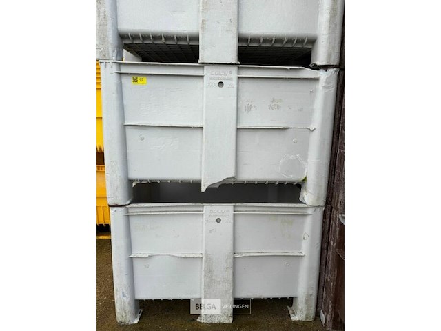 15x palletbox kunststof - afbeelding 1 van  1