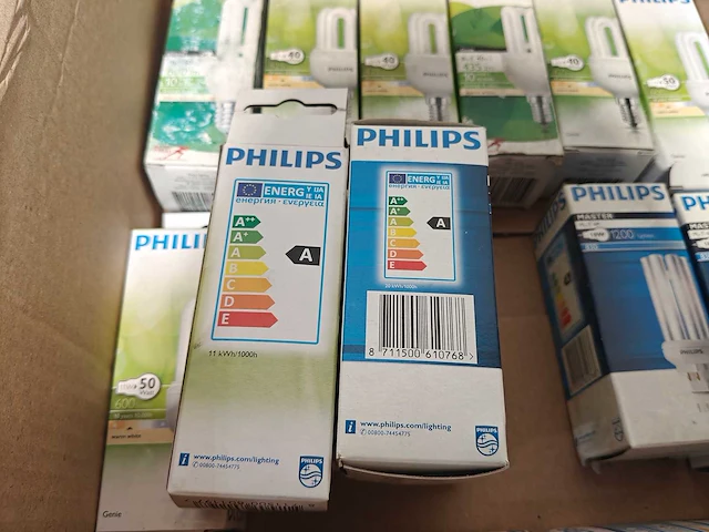 15x philips spaarlampen (nieuw in doos) - afbeelding 2 van  5