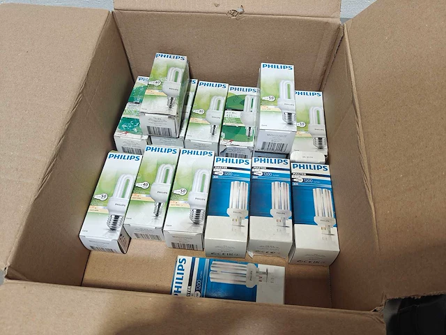 15x philips spaarlampen (nieuw in doos) - afbeelding 1 van  5