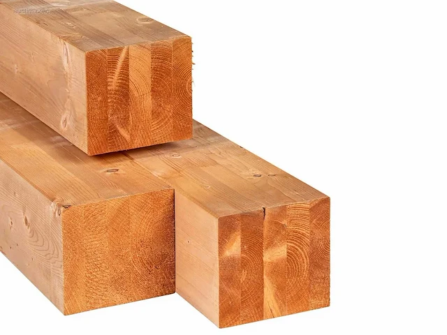 (15x) red class wood paal 20x20x300cm - afbeelding 6 van  15