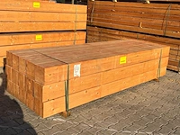 (15x) red class wood paal 20x20x300cm