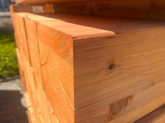 (15x) red class wood paal 20x20x300cm - afbeelding 12 van  15