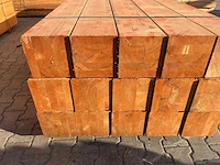 (15x) red class wood paal 20x20x300cm - afbeelding 3 van  15