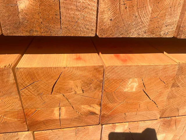 (15x) red class wood paal 20x20x300cm - afbeelding 14 van  15