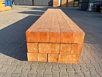 (15x) red class wood paal 20x20x600cm - afbeelding 3 van  7