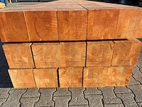 (15x) red class wood paal 20x20x600cm - afbeelding 6 van  7