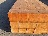 (15x) red class wood paal 20x20x600cm - afbeelding 7 van  7