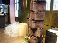 15x rieten mand - afbeelding 1 van  6