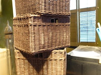 15x rieten mand - afbeelding 3 van  6