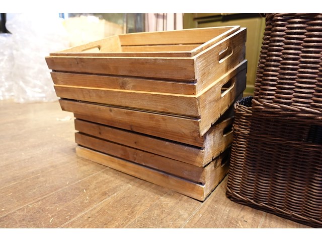 15x rieten mand - afbeelding 5 van  6