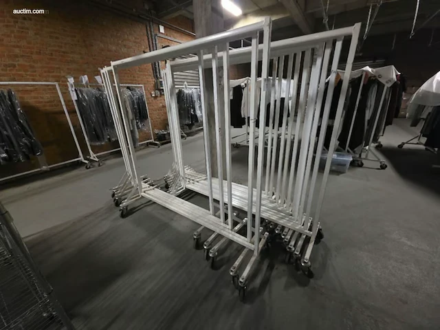 (15x) verrijdbare kleerhangers - afbeelding 1 van  3