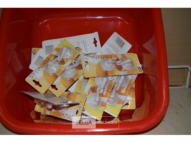 15x2st handdoekhaken - afbeelding 1 van  2