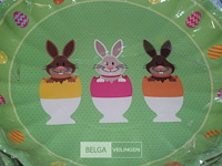 15x2st kartonnen paasbordjes - afbeelding 2 van  2