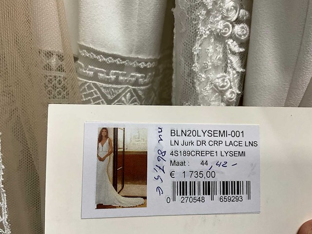 16 bruidsjurken rosa clara luna novias (totaalprijs) - afbeelding 19 van  34