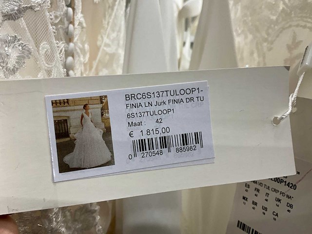 16 bruidsjurken rosa clara luna novias (totaalprijs) - afbeelding 22 van  34