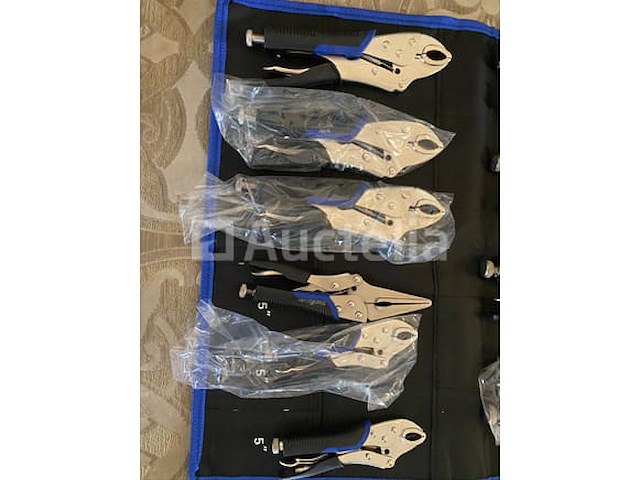 16 delige griptangen lastangen set, 2 x lastang 250 mm, 3 delige mini lastangen set, 2 x c-griptang 275 mm, 2 x griptang 250 mm - afbeelding 7 van  15