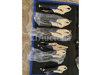 16 delige griptangen lastangen set, 2 x lastang 250 mm, 3 delige mini lastangen set, 2 x c-griptang 275 mm, 2 x griptang 250 mm - afbeelding 7 van  15