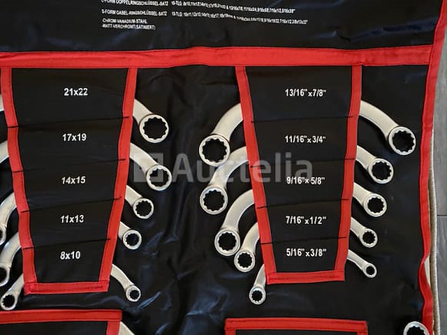 16 delige griptangen lastangen set en 50 delige sleutel set europese en engelse maten - afbeelding 4 van  12