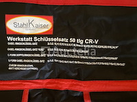 16 delige griptangen lastangen set en 50 delige sleutel set europese en engelse maten