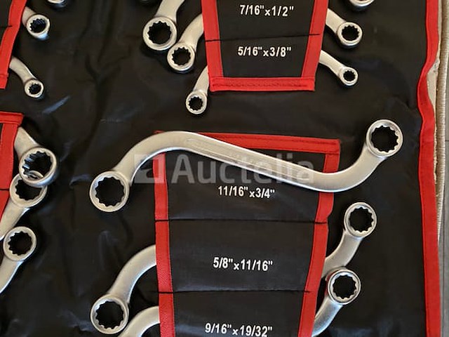 16 delige griptangen lastangen set en 50 delige sleutel set europese en engelse maten - afbeelding 8 van  12