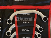 16 delige griptangen lastangen set en 50 delige sleutel set europese en engelse maten