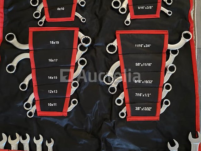 16 delige griptangen lastangen set en 50 delige sleutel set europese en engelse maten - afbeelding 8 van  12