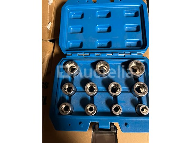 16 delige zware doppens set met telescopische ratel, uitdraai set voor bouten en moeren , kracht set dolle bout en moer verwijderaar en betonschaar 24 inch heavy duty - afbeelding 1 van  9